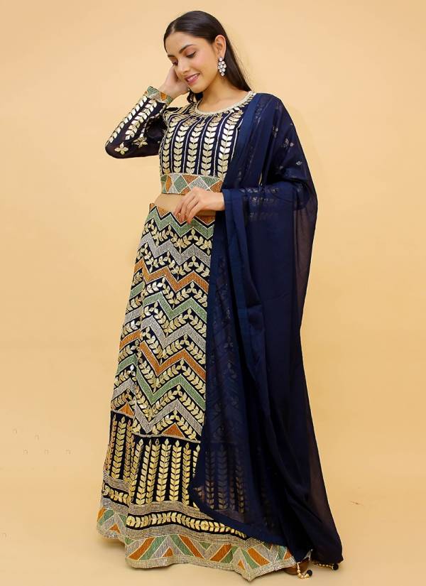 ARYA 21 Festive Wear Georgette Designer Latest Readymade Lahenga Choli Collection
